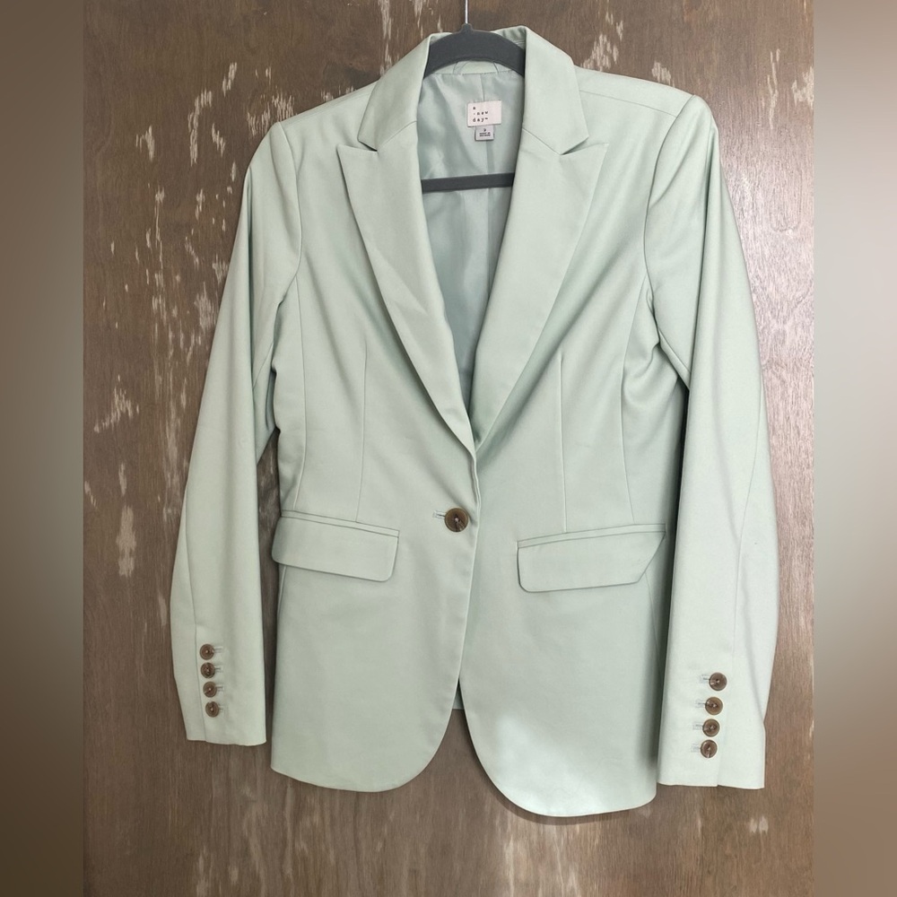Mint Green Women's Blazer